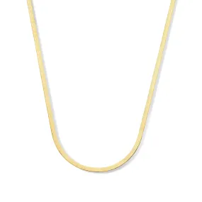 Aidee Leontine 14 karat gold snake necklace