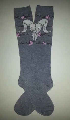 Animal Skull Knee High Socks