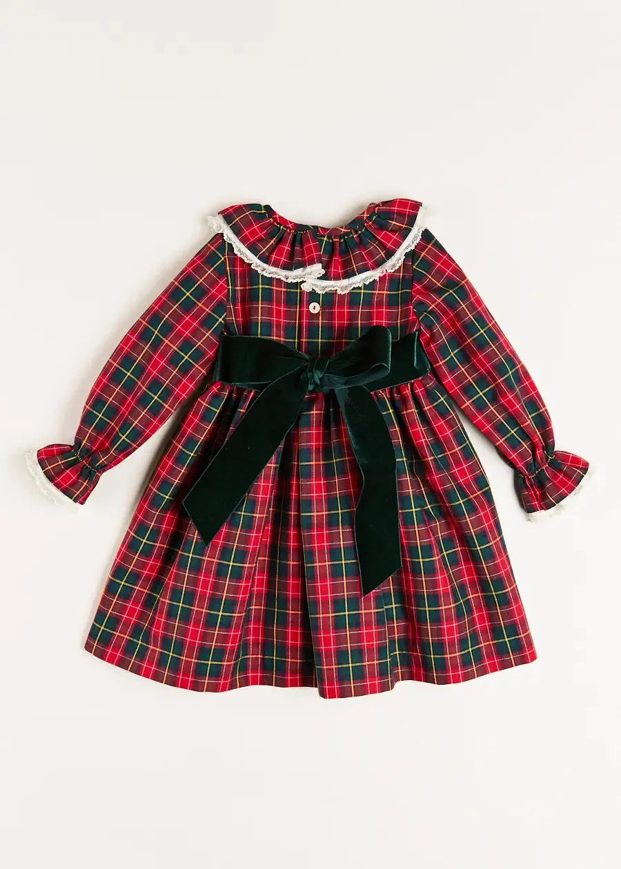 Belgravia Tartan Dress in Red (12mths-10yrs)