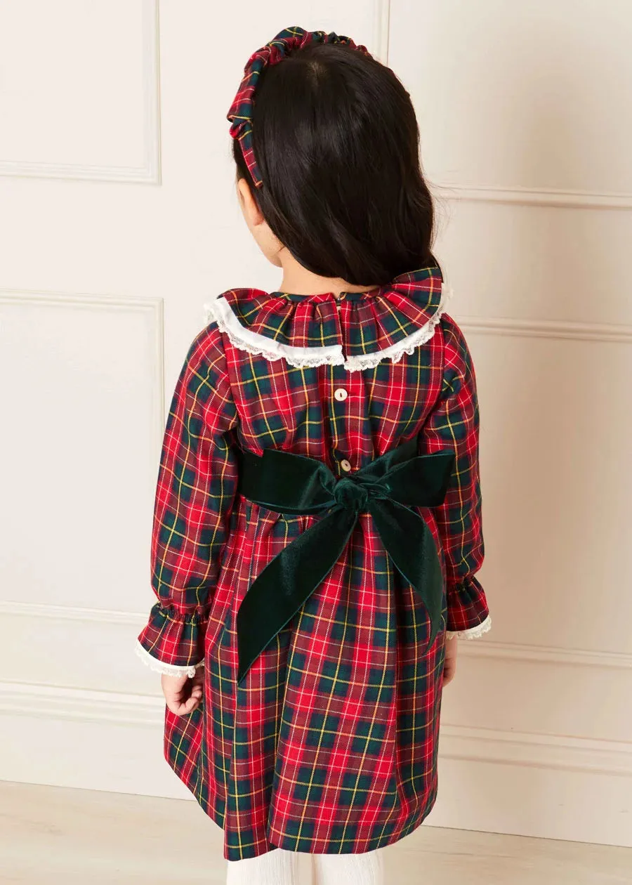 Belgravia Tartan Dress in Red (12mths-10yrs)