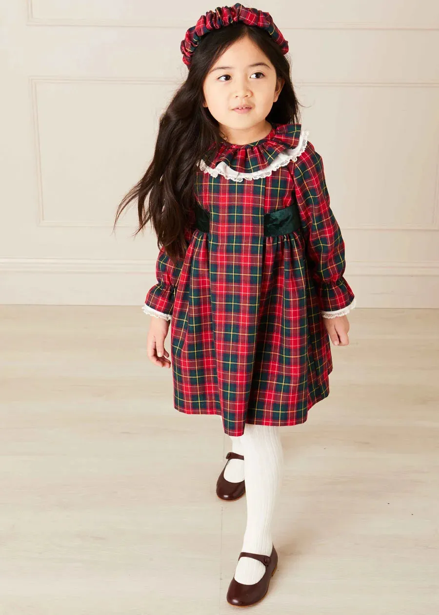 Belgravia Tartan Dress in Red (12mths-10yrs)