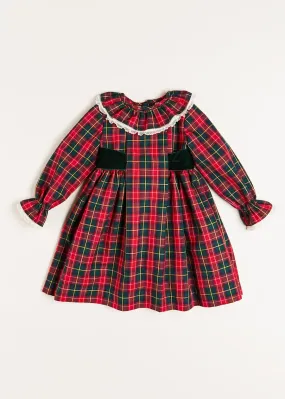 Belgravia Tartan Dress in Red (12mths-10yrs)