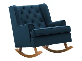 Blue Timeless Rocking Chair