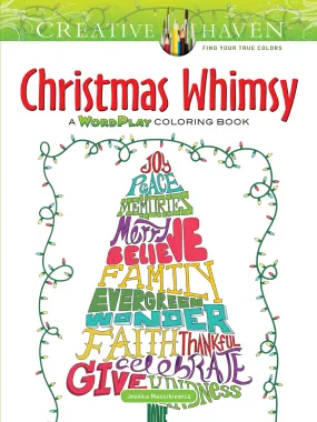 Christmas Whimsy: A WordPlay Coloring Book