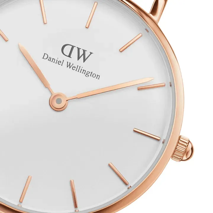 Daniel Wellington Watch Petite Rosewater White 28mm