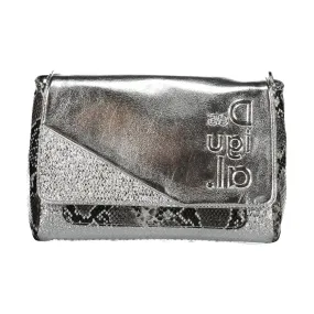 Desigual Silver Polyethylene Women Handbag