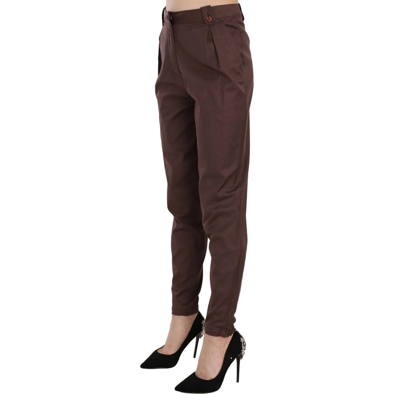 Just Cavalli High Waist Tapered Chic Formal Pants