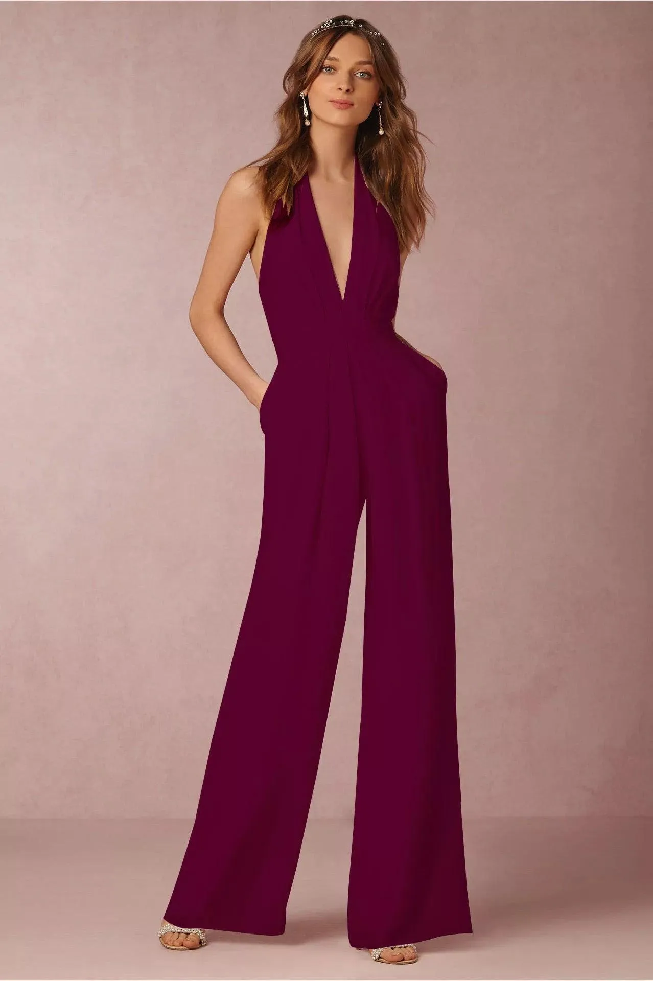 Laurie Halter Neck Jumpsuit