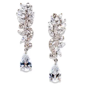 Lisanne Modern Vintage Cubic Zirconia Earrings