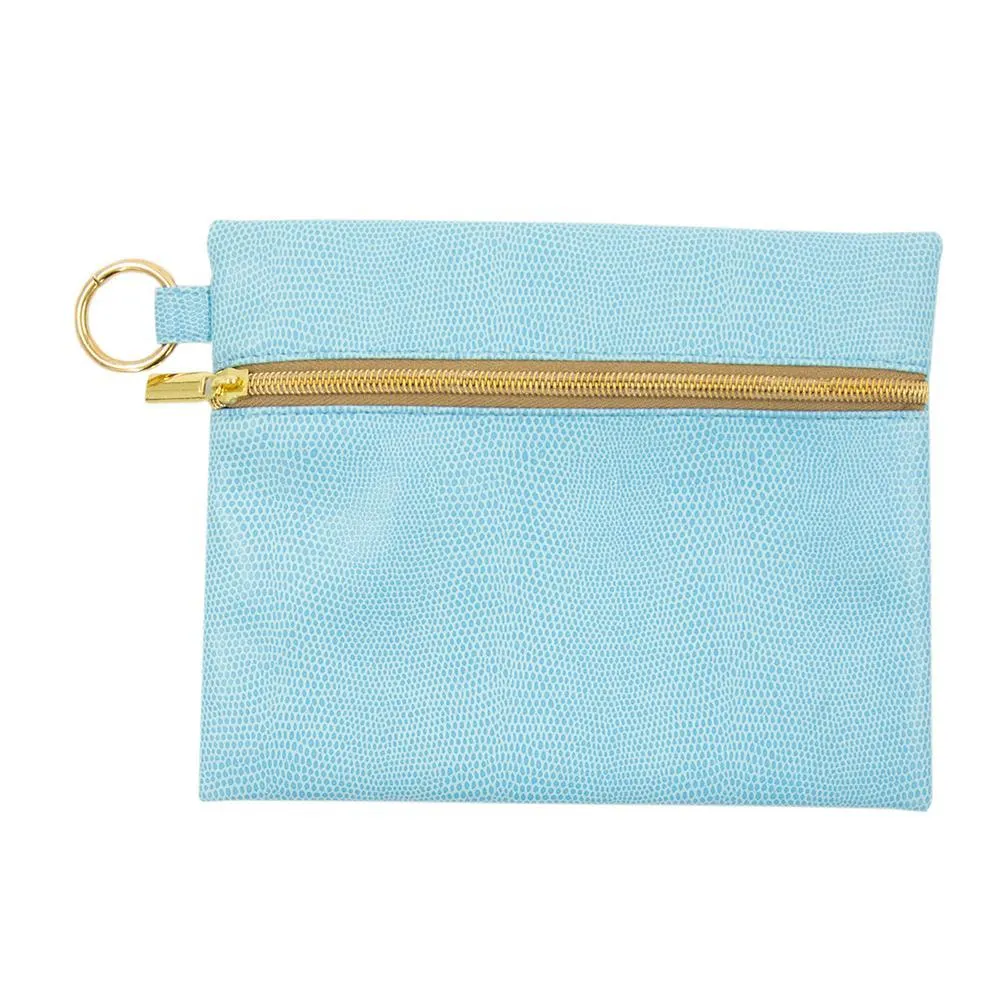 Lizard Kansas Zip Pouch with Key Loop