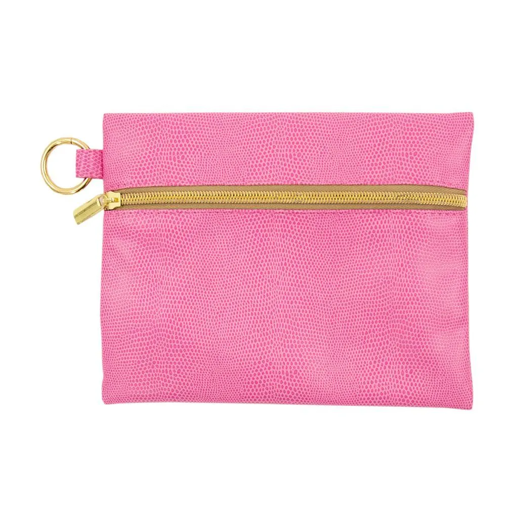 Lizard Kansas Zip Pouch with Key Loop