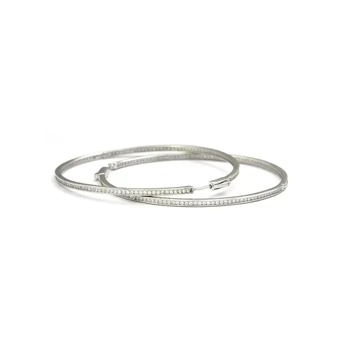 Minimalist Silver Hoops