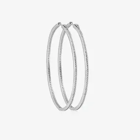 Minimalist Silver Hoops