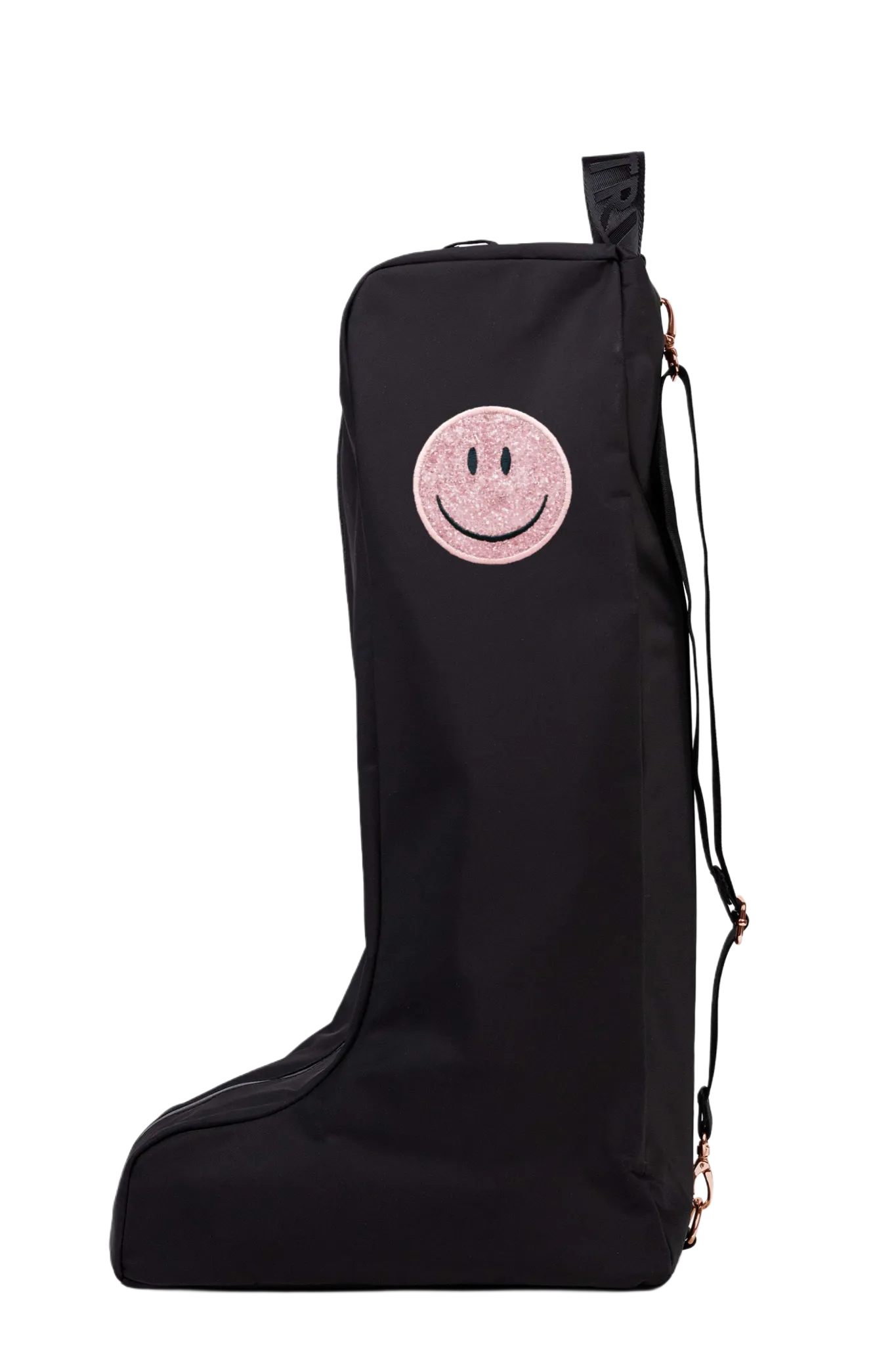 Novelty Boot Bag - Black/Rose Gold