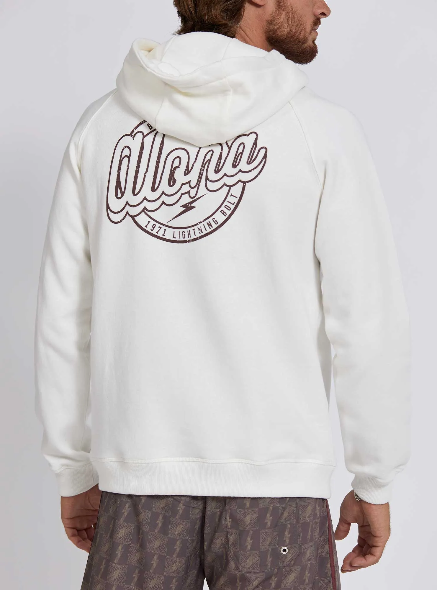 REGULAR HOODIE WITH FRONT AND BACK PRINT