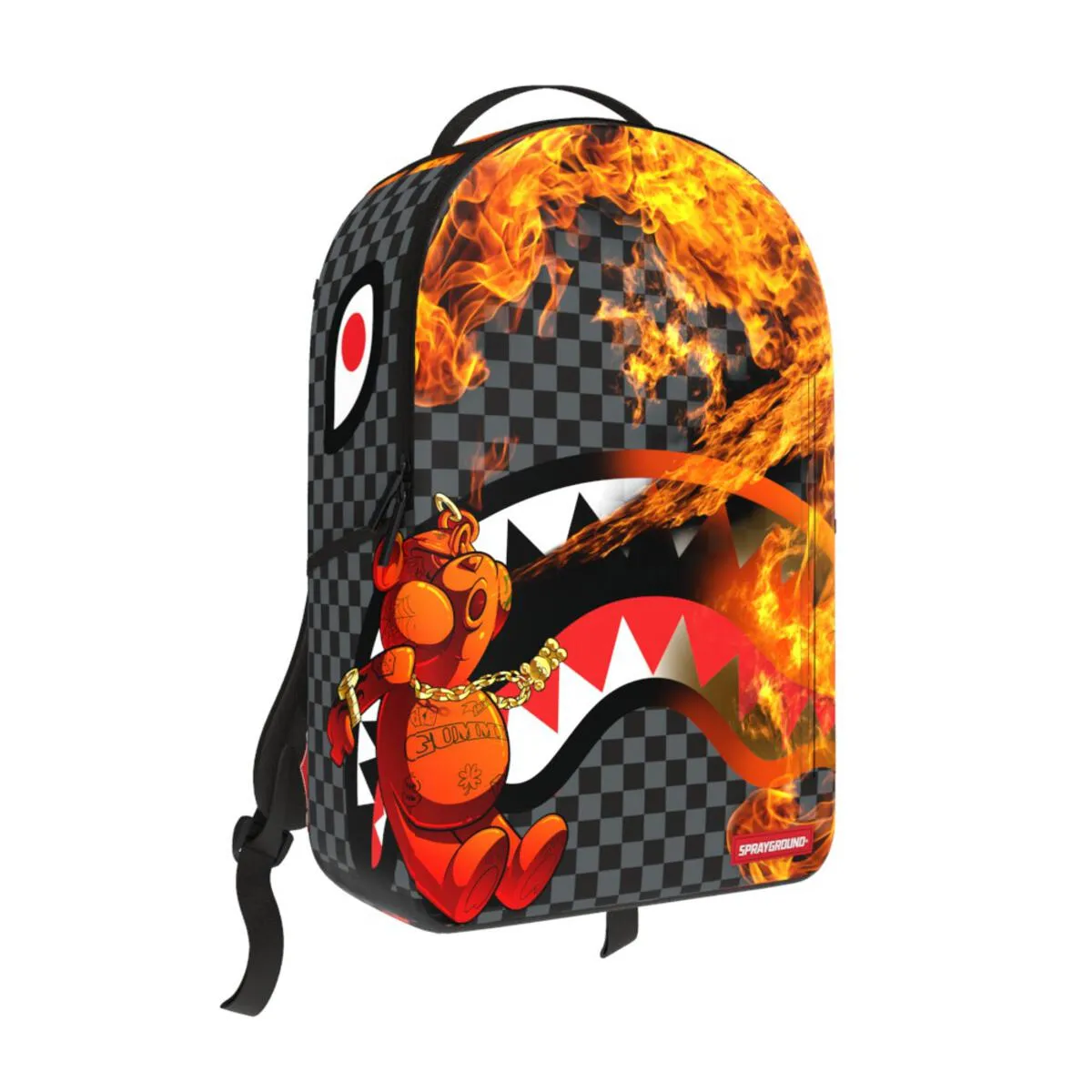 Sprayground Diablo Bear Fire Man DLXSV Backpack B6016