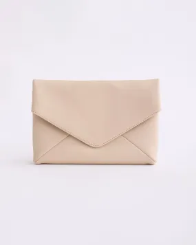 Stella Envelope Clutch: Oat