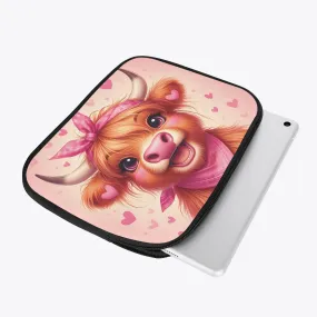 Tablet Sleeve - Highland Cow, awd-616